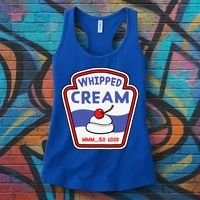 Whipped Cream Condiment Ice Cream Halloween Costume Women's Tank Top thumb 3