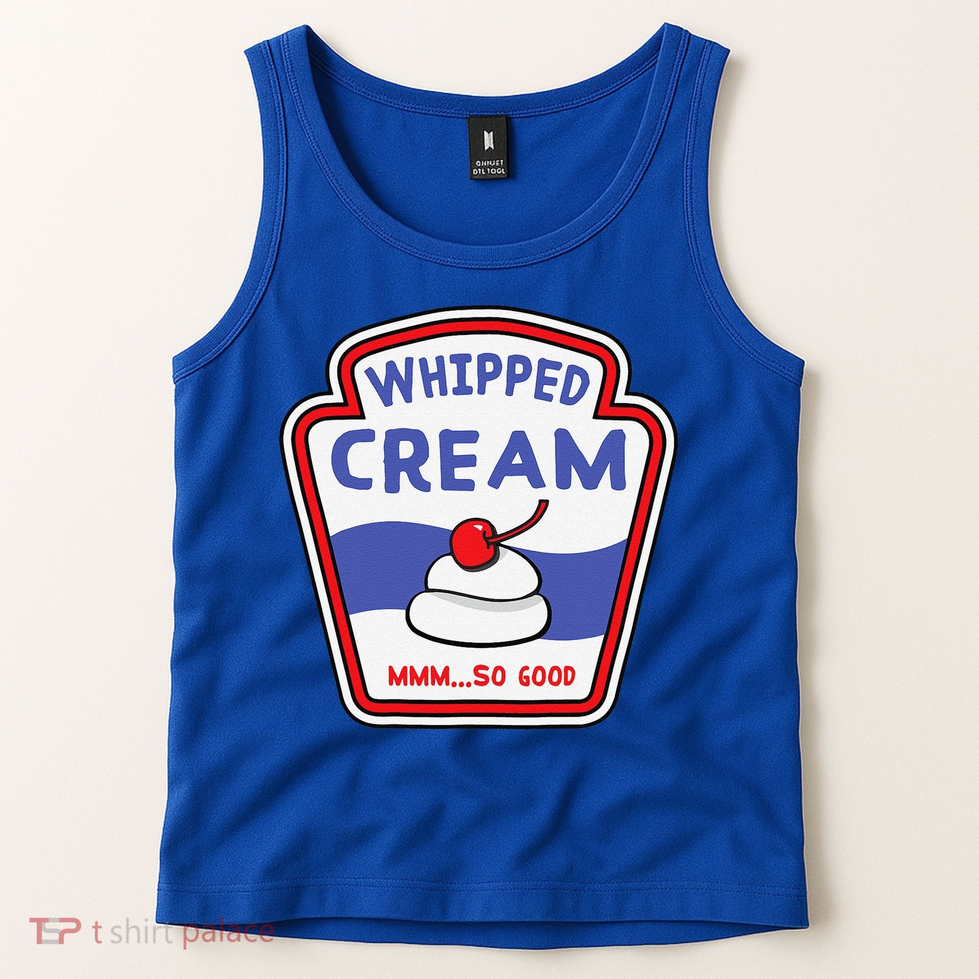 Whipped Cream Condiment Ice Cream Halloween Costume Tank Top