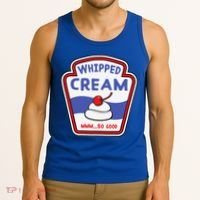 Whipped Cream Condiment Ice Cream Halloween Costume Tank Top thumb 3
