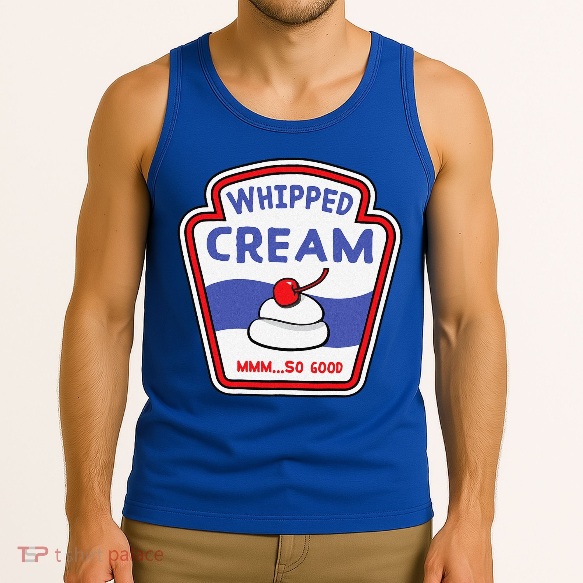Whipped Cream Condiment Ice Cream Halloween Costume Tank Top