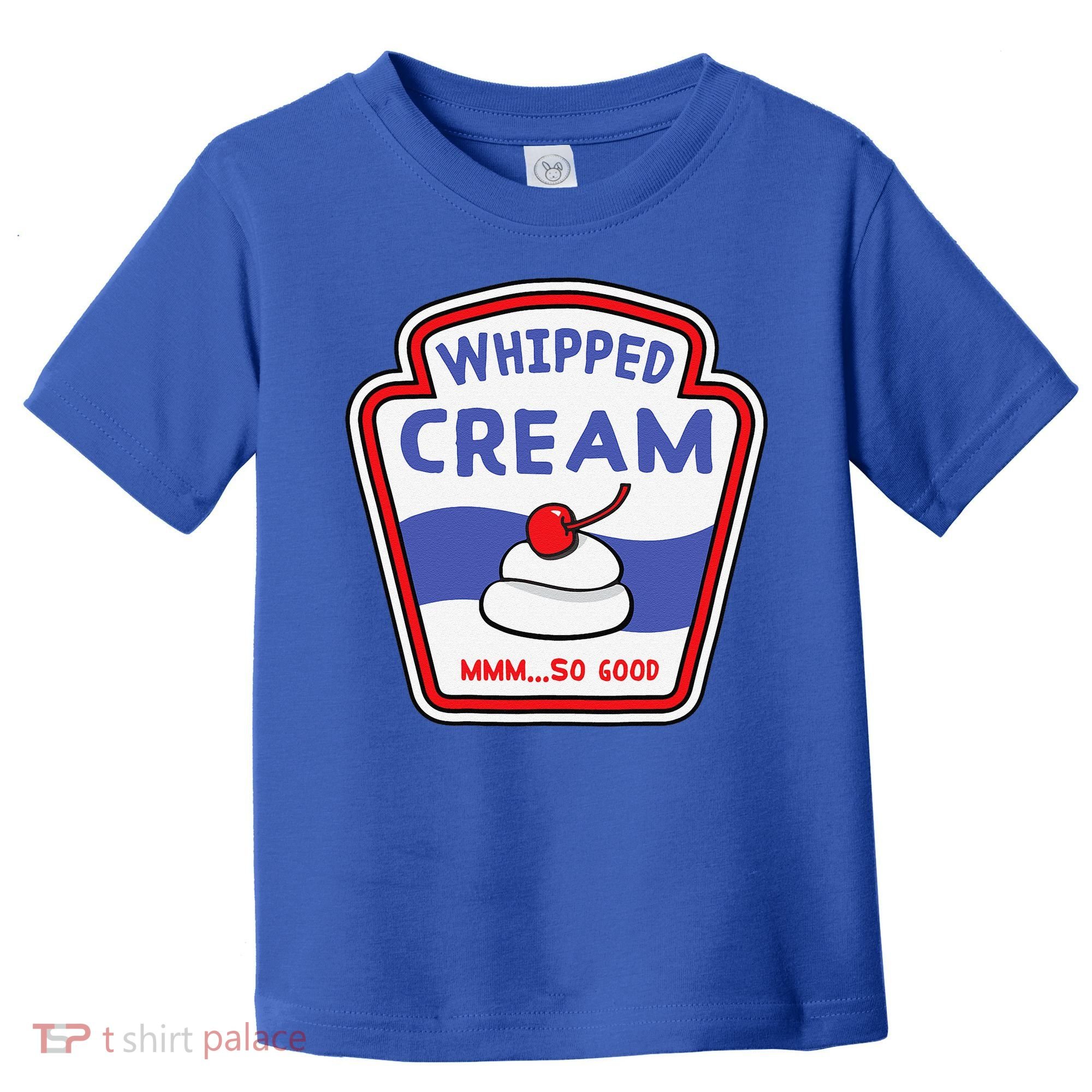 Whipped Cream Condiment Ice Cream Halloween Costume Toddler T-Shirt
