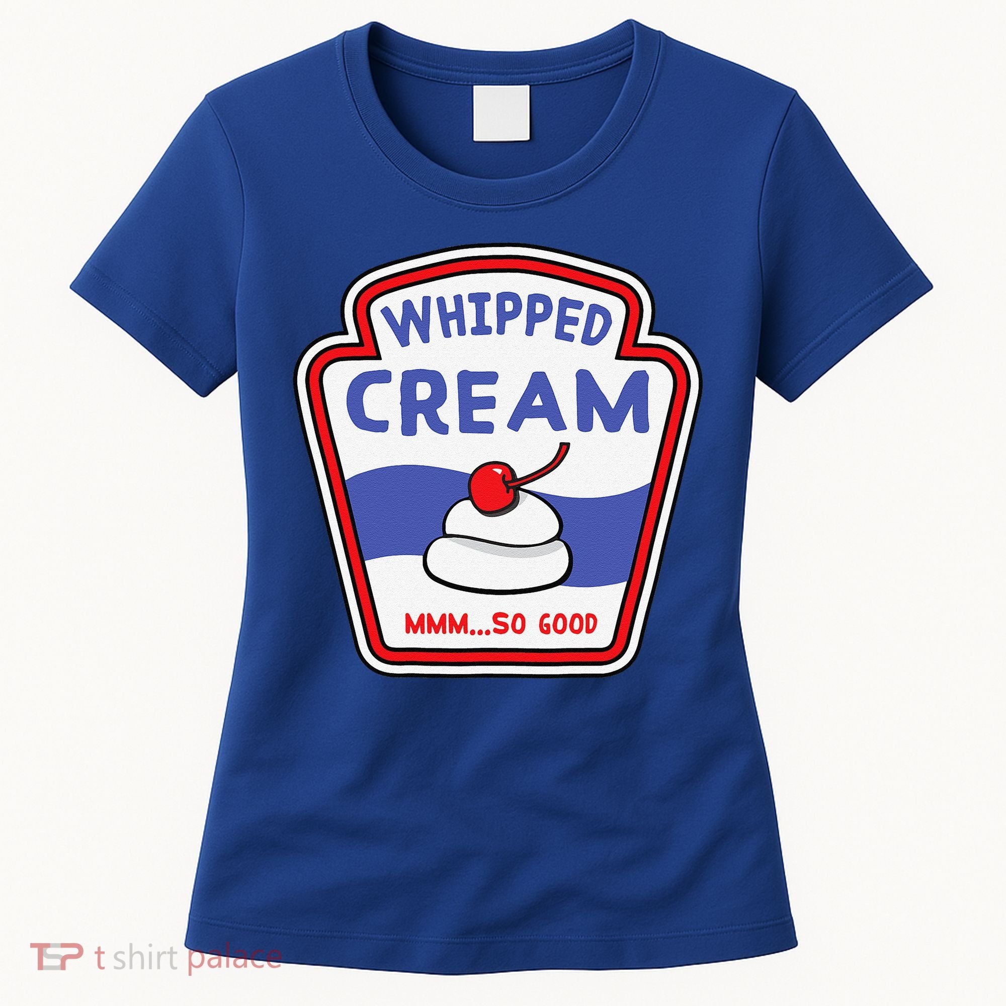 Whipped Cream Condiment Ice Cream Halloween Costume Women's T-Shirt