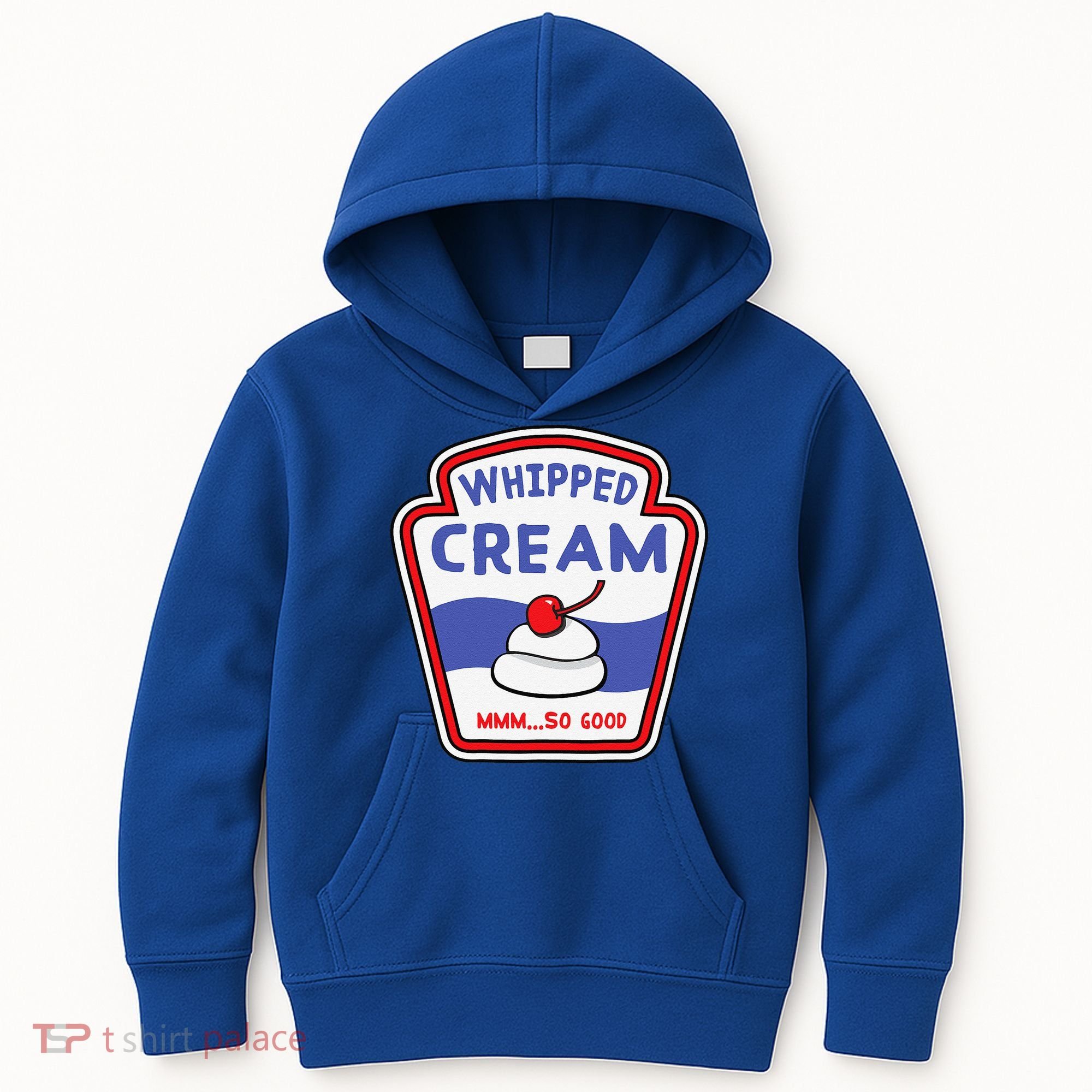 Whipped Cream Condiment Ice Cream Halloween Costume Kids Hoodie