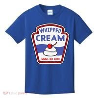 Whipped Cream Condiment Ice Cream Halloween Costume Kids T-Shirt thumb 0