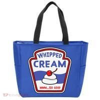 Whipped Cream Condiment Ice Cream Halloween Costume Tote Bag thumb 0