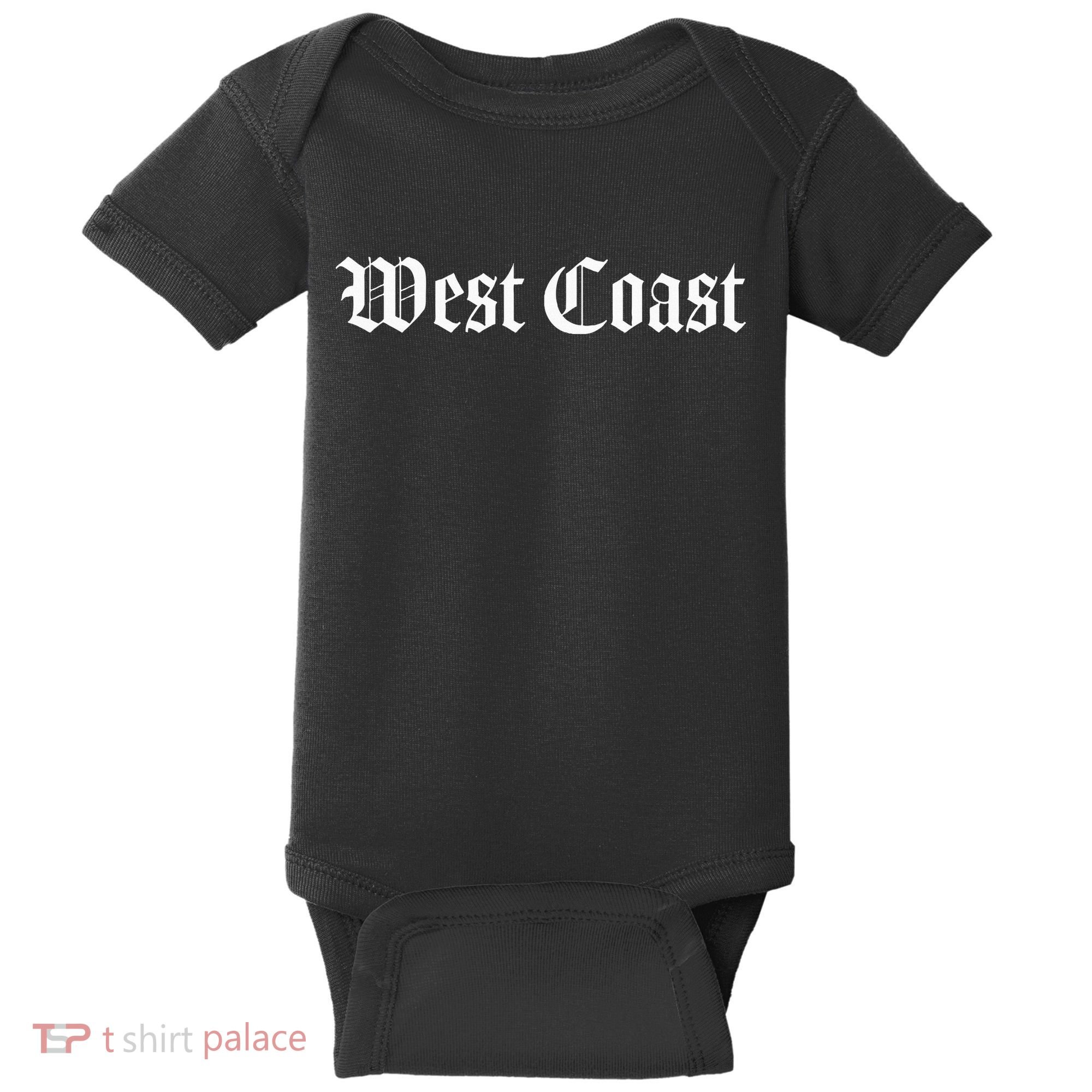West Coast California Hip Hop Rap West Side Baby Bodysuit