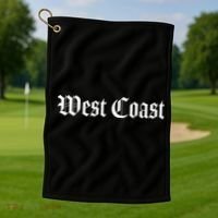 West Coast California Hip Hop Rap West Side Golf Towel thumb 1