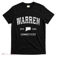 Warren Connecticut Ct Vintage Athletic Sports T-Shirt thumb 0