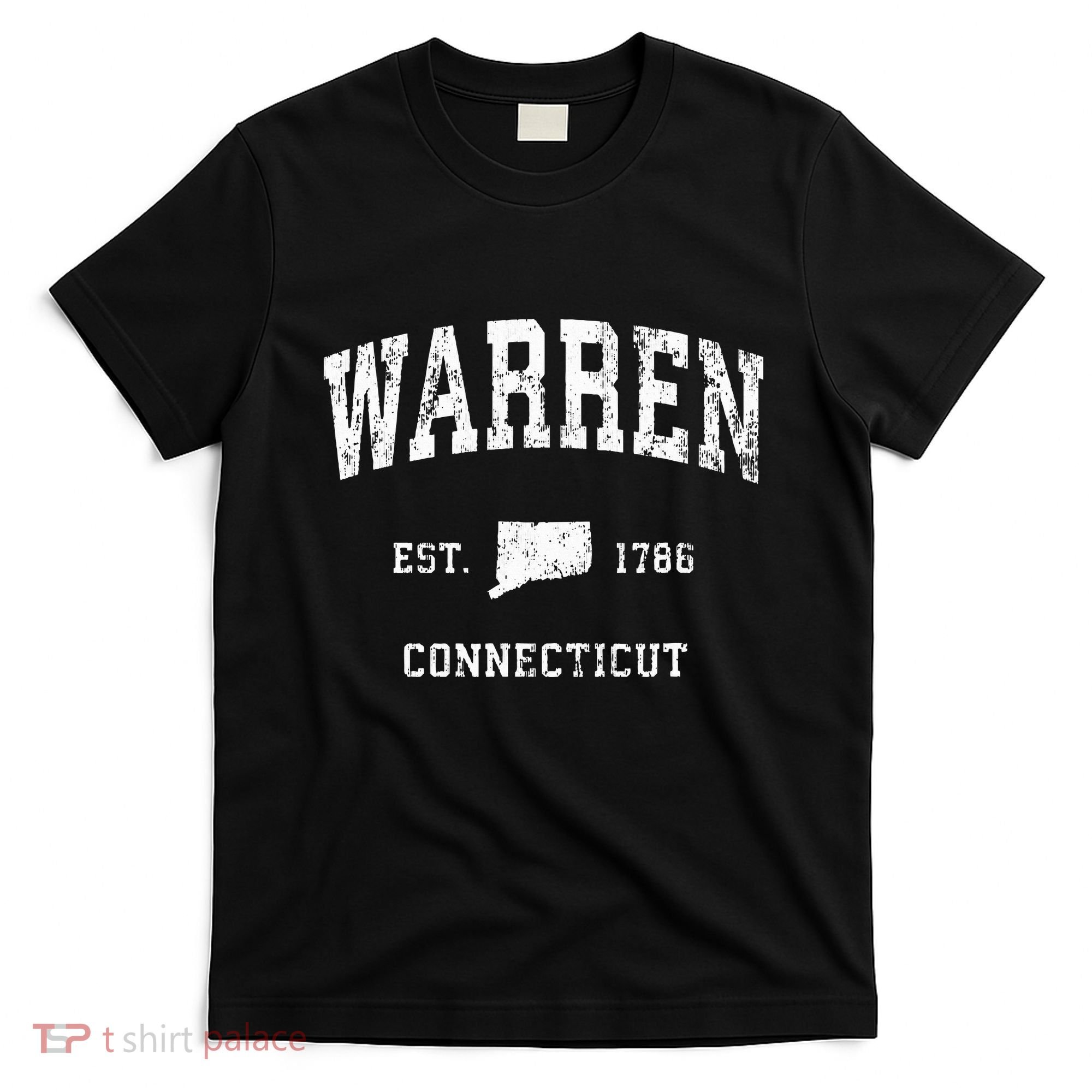 Warren Connecticut Ct Vintage Athletic Sports T-Shirt