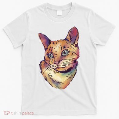 Watercolor Cute Cat T-Shirt