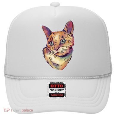 Watercolor Cute Cat Hat