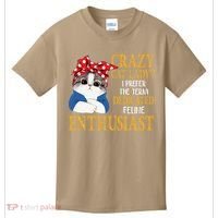 Womens Crazy Cat Lady I Prefer The Term Dedicated Feline Enthusiast Kids T-Shirt thumb 0