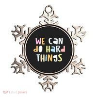 We Can Do Hard Things Teacher Back To School Ornament thumb 0
