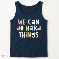 We Can Do Hard Things Teacher Back To School Tank Top thumb 2