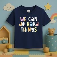 We Can Do Hard Things Teacher Back To School Toddler T-Shirt thumb 3
