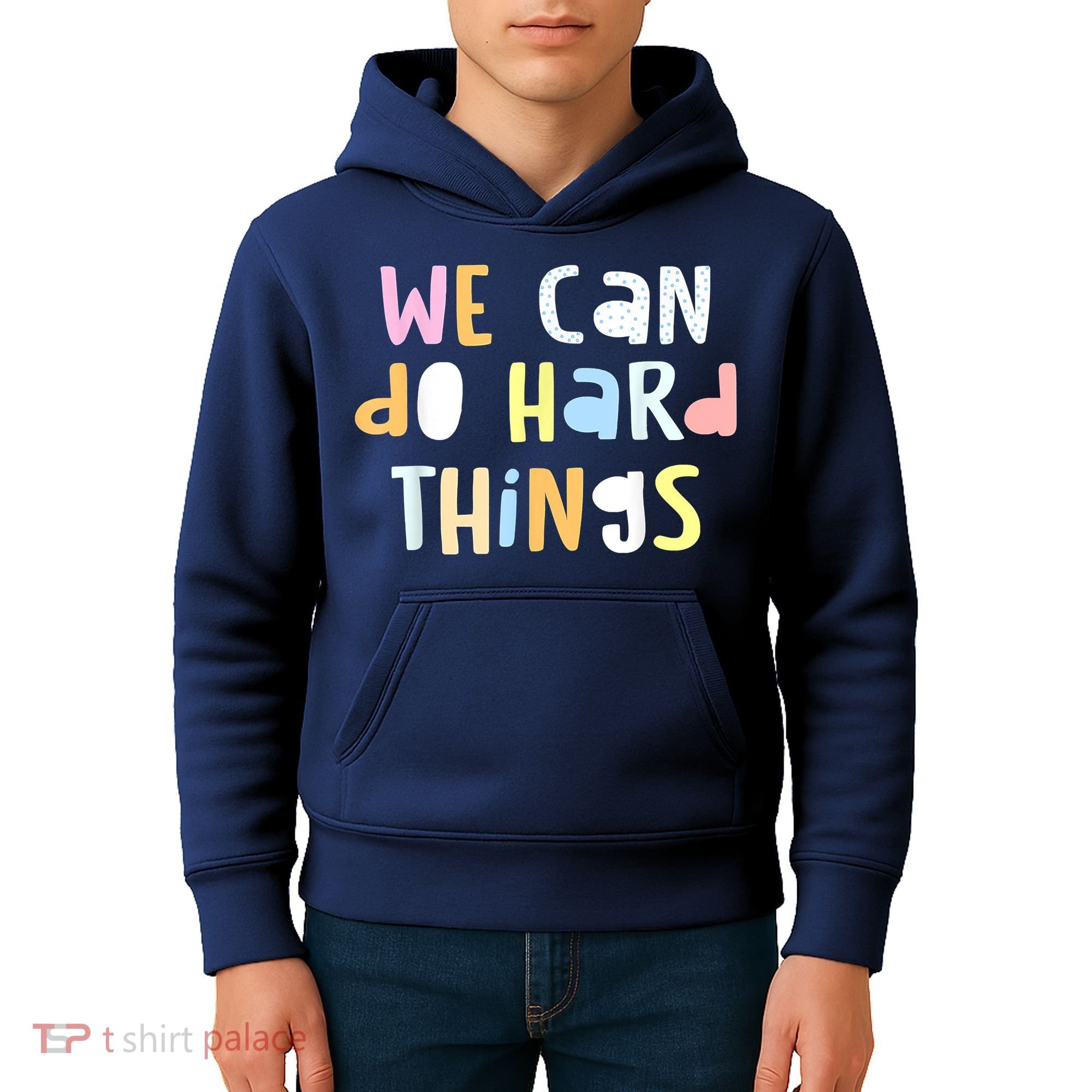 We Can Do Hard Things Teacher Back To School Kids Hoodie
