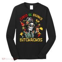 Women Cinco De Drinko Bitchachos Cinco De Mayo Drinking Long Sleeve Shirt thumb 0