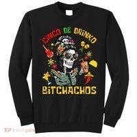 Women Cinco De Drinko Bitchachos Cinco De Mayo Drinking Sweatshirt thumb 0