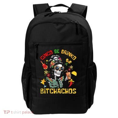 Women Cinco De Drinko Bitchachos Cinco De Mayo Drinking Backpack