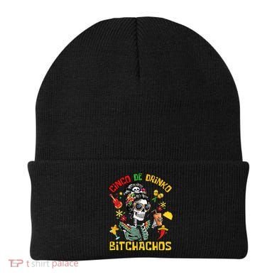 Women Cinco De Drinko Bitchachos Cinco De Mayo Drinking Beanie