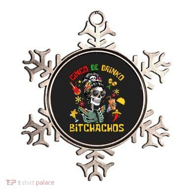 Women Cinco De Drinko Bitchachos Cinco De Mayo Drinking Ornament