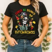Women Cinco De Drinko Bitchachos Cinco De Mayo Drinking Women's T-Shirt thumb 2