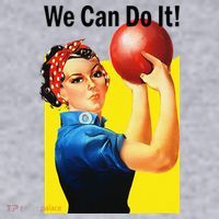 We Can Do It Rosie The Bowler Women Feminist Women's Sweatshirt thumb 2