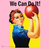 We Can Do It Rosie The Bowler Women Feminist Coaster thumb 2