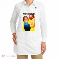We Can Do It Rosie The Bowler Women Feminist Apron thumb 2