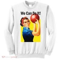 We Can Do It Rosie The Bowler Women Feminist Sweatshirt thumb 0