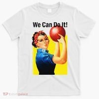 We Can Do It Rosie The Bowler Women Feminist T-Shirt thumb 0
