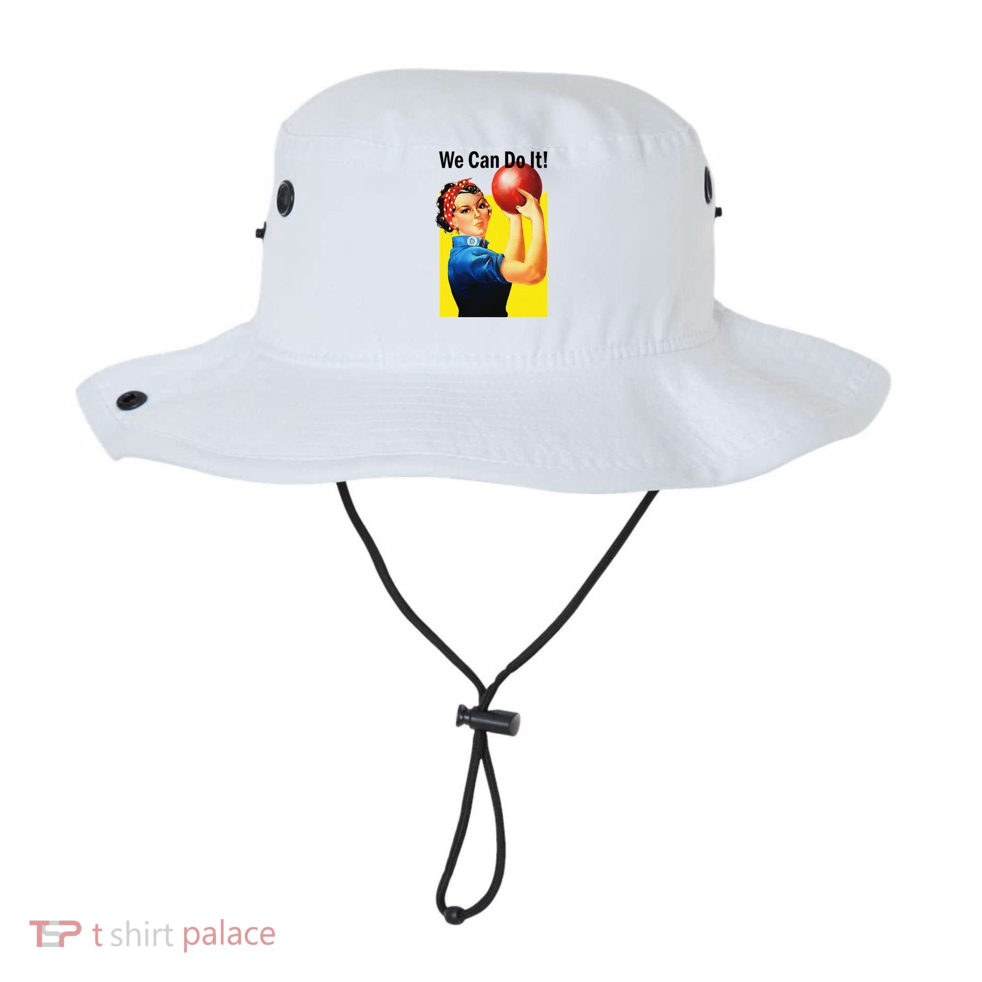 We Can Do It Rosie The Bowler Women Feminist Bucket Hat