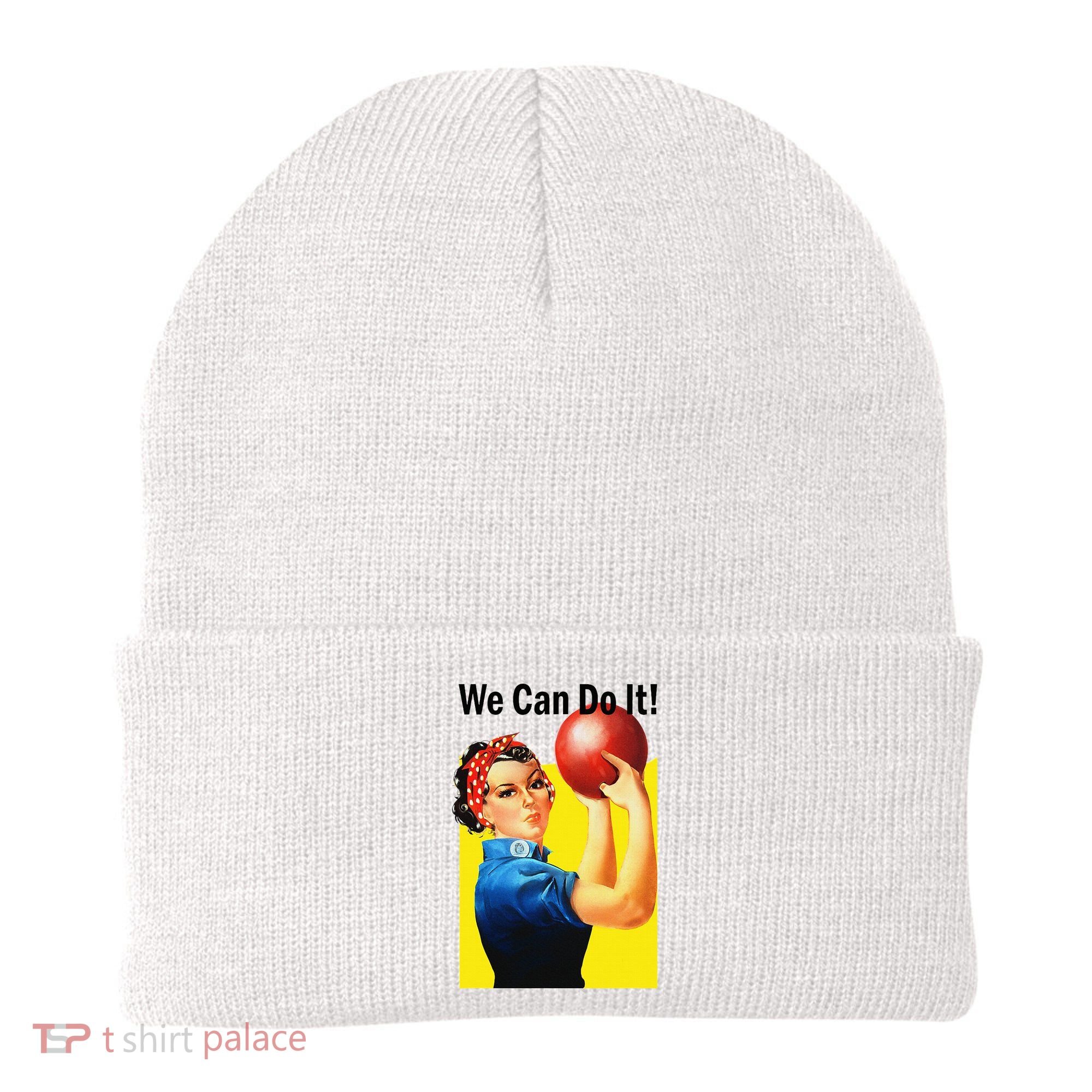 We Can Do It Rosie The Bowler Women Feminist Beanie