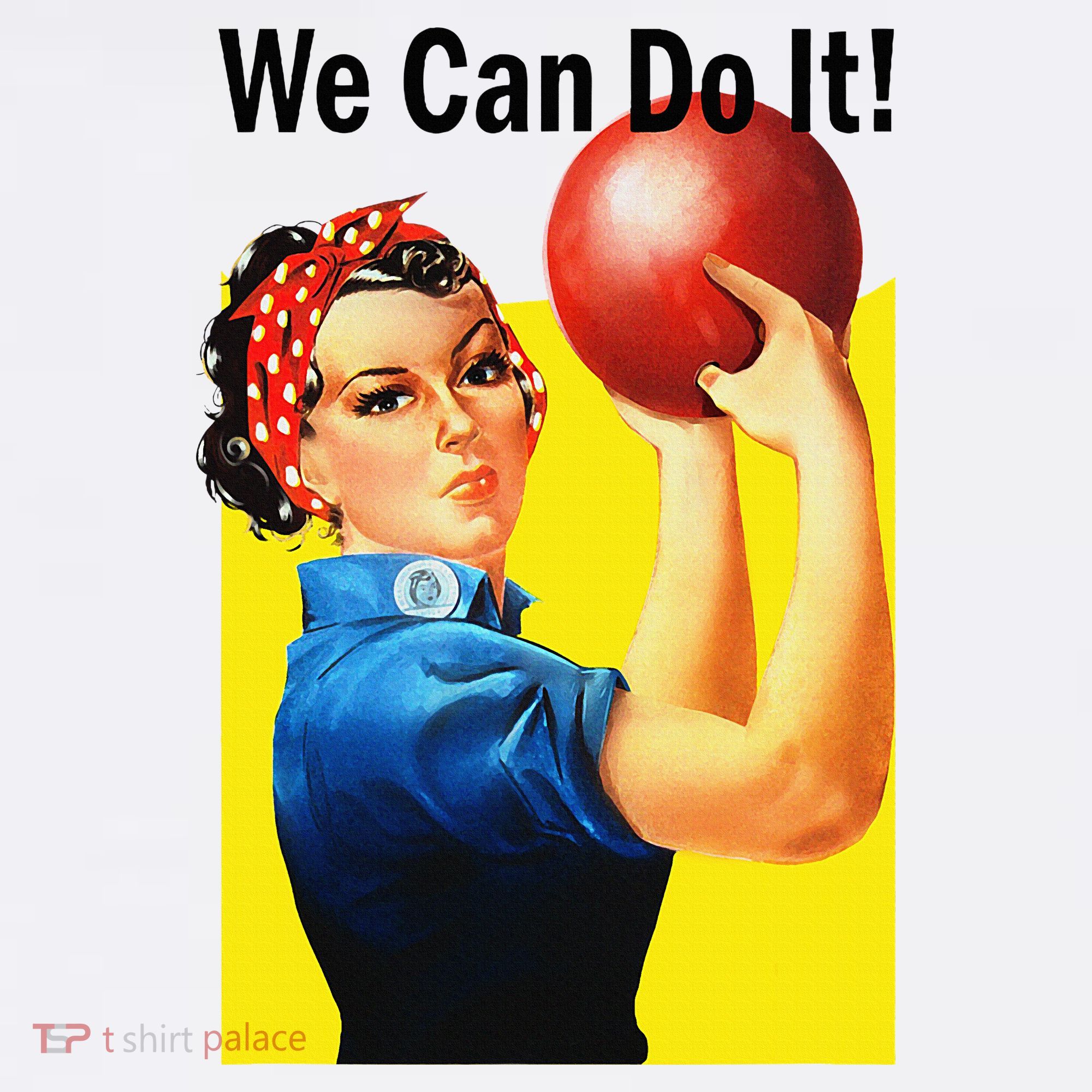 We Can Do It Rosie The Bowler Women Feminist Women's Hoodie