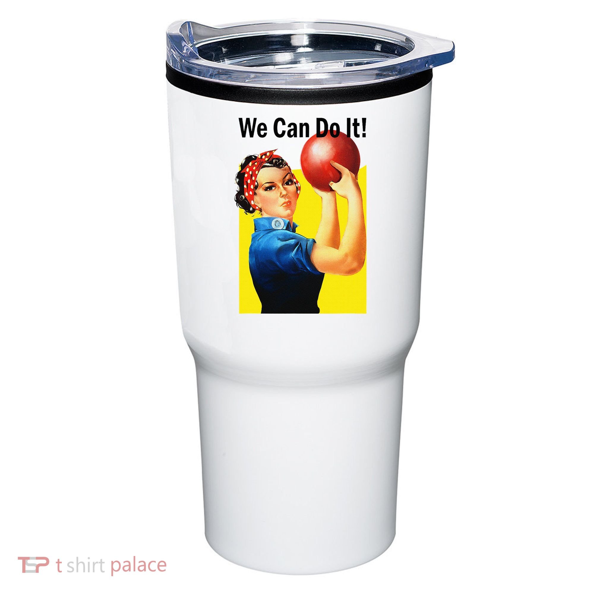 We Can Do It Rosie The Bowler Women Feminist Tumbler