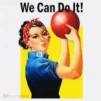 We Can Do It Rosie The Bowler Women Feminist Ornament thumb 1