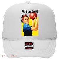 We Can Do It Rosie The Bowler Women Feminist Hat thumb 0