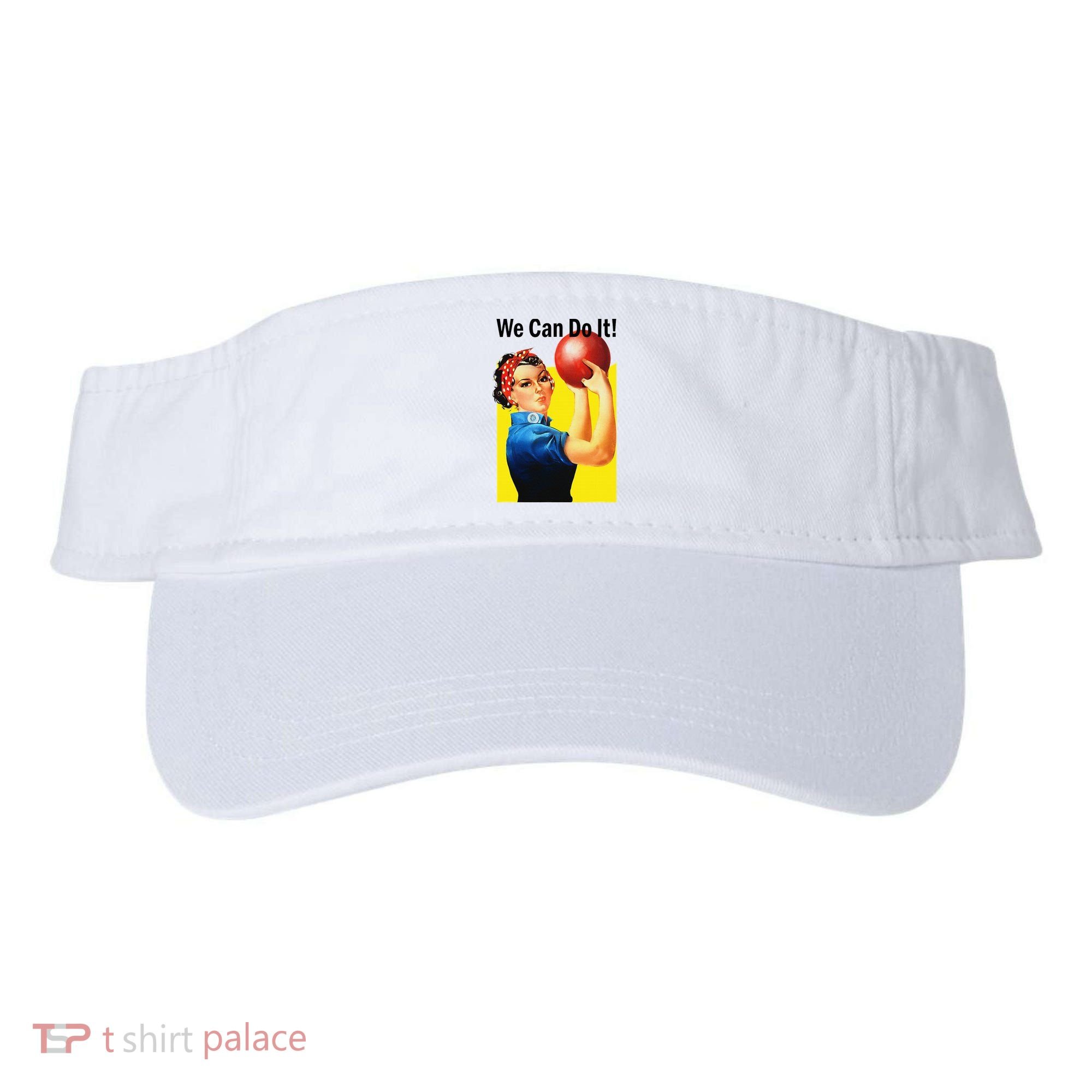 We Can Do It Rosie The Bowler Women Feminist Visor