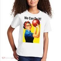 We Can Do It Rosie The Bowler Women Feminist Kids T-Shirt thumb 2