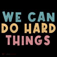 We Can Do Hard Things Motivational Teacher Tote Bag thumb 4
