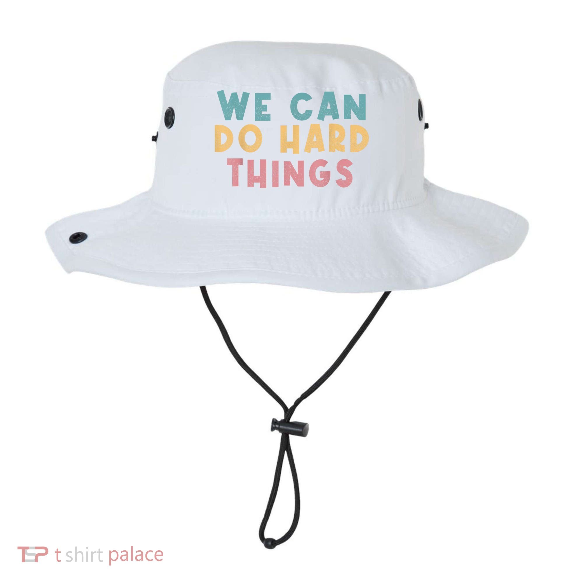 We Can Do Hard Things Motivational Teacher Bucket Hat