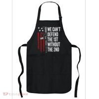 We CanT Defend The 1st Without The 2nd Amendment Apron thumb 0