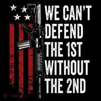 We CanT Defend The 1st Without The 2nd Amendment Toddler T-Shirt thumb 4