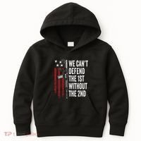 We CanT Defend The 1st Without The 2nd Amendment Kids Hoodie thumb 0