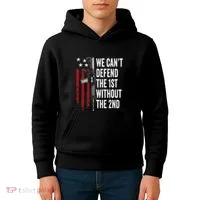 We CanT Defend The 1st Without The 2nd Amendment Kids Hoodie thumb 4