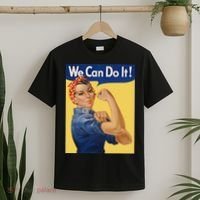 We Can Do It Rosie The Riveter Feminist Wwii Rosey Rosy T-Shirt thumb 2