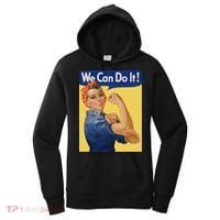 We Can Do It Rosie The Riveter Feminist Wwii Rosey Rosy Women's Hoodie thumb 0