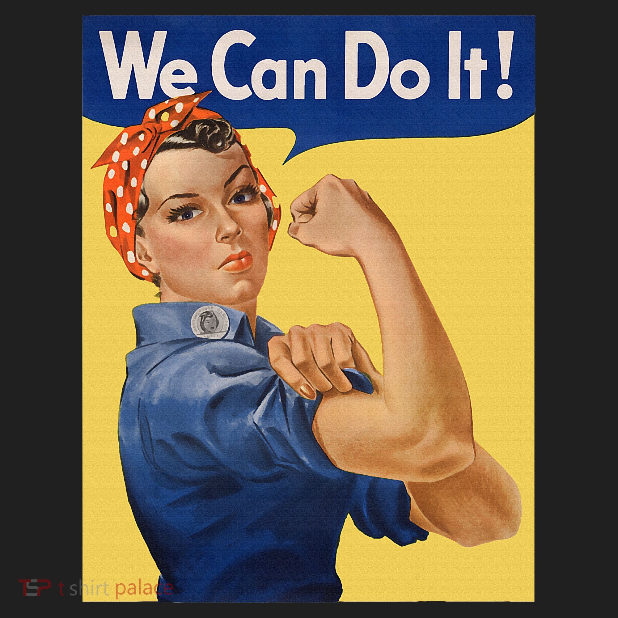 We Can Do It Rosie The Riveter Feminist Wwii Rosey Rosy Hat