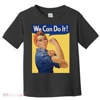 We Can Do It Rosie The Riveter Feminist Wwii Rosey Rosy Toddler T-Shirt thumb 0
