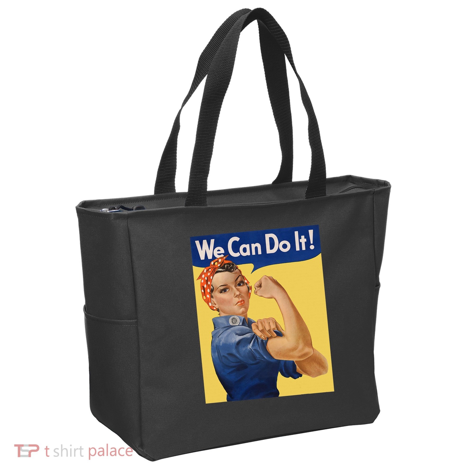 We Can Do It Rosie The Riveter Feminist Wwii Rosey Rosy Tote Bag